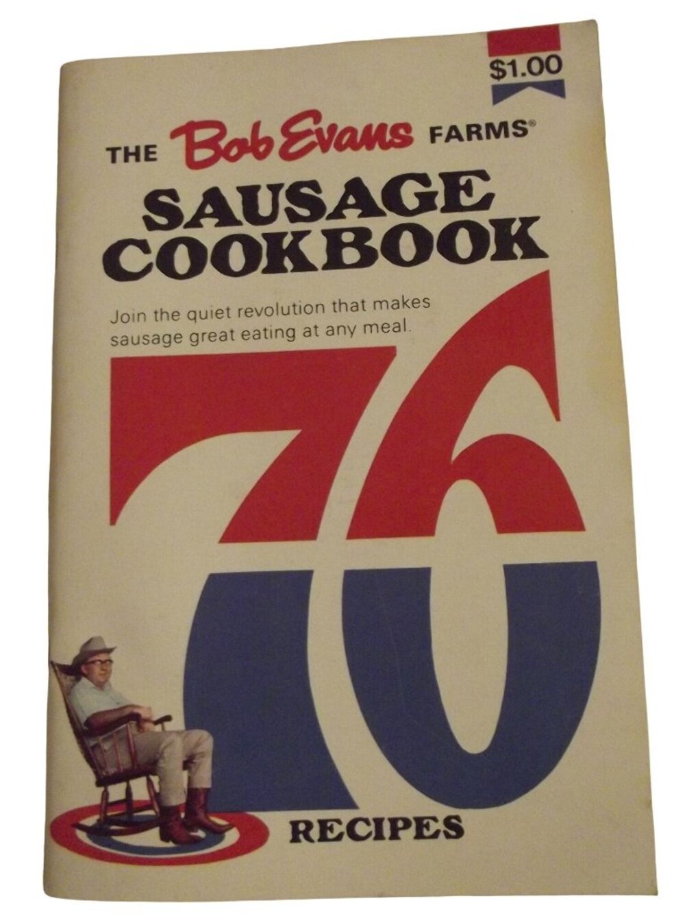 The Bob Evans Farms Sausage Cookbook recipe booklet vintage 1970s